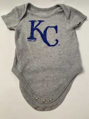 Kansas City Royals 18M One Piece Infant Outfit Gray Bodysuit Grey Omaha MLB Cover