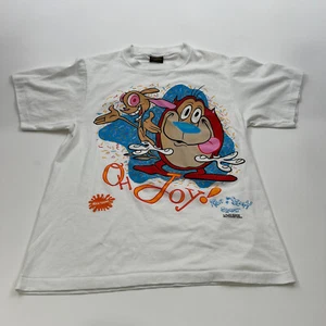 Camiseta Gráfica Nickelodeon The Ren And Stimpy Oh Joy Años 90 De Colección Talla Grande - Imagen 1 de 6