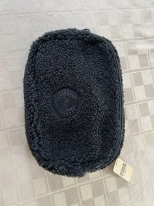 Victoria’s Secret PINK Sherpa Fanny Pack waist belt Bag NEW Black Crossbody - Bild 1 von 4