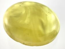 Vintage Molded Ivory Color Plastic Garment Button Size 1.5in Marble Pattern 945A