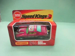 Rare Matchbox Speed Kings K-54 Purple AMX Javelin In Original - Box Unpunched - Picture 1 of 4