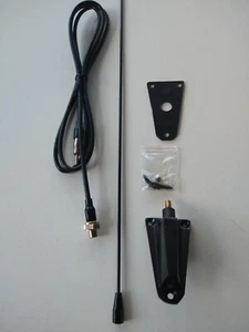 AM FM Radio Antenna fits Jeep CJ & Wrangler Black Removeable Black Mast Base NEW - Picture 1 of 6