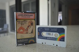 ROD STEWART IT'S ALL OVER RARE AUSTRALIAN CASSETTE TAPE! - Picture 1 of 2