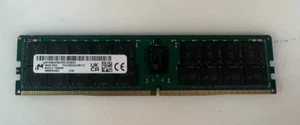 MICRON 64GB(1X64GB) 2Rx4 PC4-3200AA DDR4 SERVER MEMORY MTA36ASF8G72PZ-3G2B2 - Photo 1/2