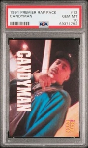 1991 Premier Rap Pack Candyman #12 PSA 10 Gem Mint *pop 1 - Picture 1 of 5