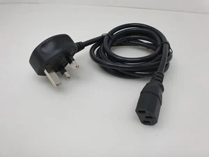 Cable de alimentación de alimentación de CA 2m Reino Unido para monitor EIZO ColorEdge CS230 - Imagen 1 de 8