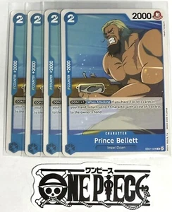 4x One Piece EB01-026 C Prince Bellett - English - Regular - TCG - Mint - Picture 1 of 1