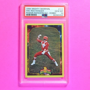 1994 Mighty Morphin Power Rangers Series 2 #117 The Red Ranger - PSA 10 Gem Mint - Bild 1 von 1