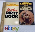 National Lampoon Another Dirty Book & The Paperback Conspiracy 2 Book Lot
