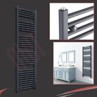 Anthracite Grey Heated Towel Rail Radiator Ladder Bathroom Warmer (12 Sizes)
