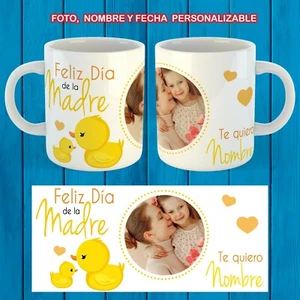 FELIZ DIA DE LA MADRE PATITOS NOMBRE Y FOTO PERSONALIZABLE DIA DE LA MADRE - Imagen 1 de 1