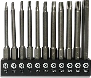 11-teiliges Shark Staubsauger Sicherheits-Bit-Set, S2 Stahl magnetische Sicherheit S - Bild 1 von 12