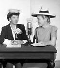 Elinor Neff And Adelaide Hawley On Radio 1942 Old Tv Photo