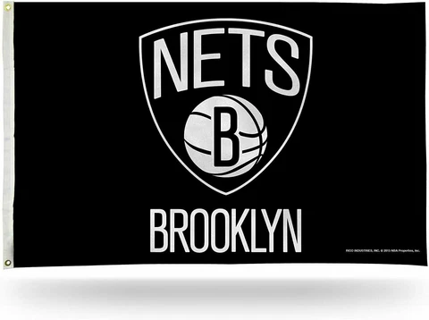 Brooklyn Nets Premium 3x5 Flag w/Grommets Outdoor House Banner Basketball Cover