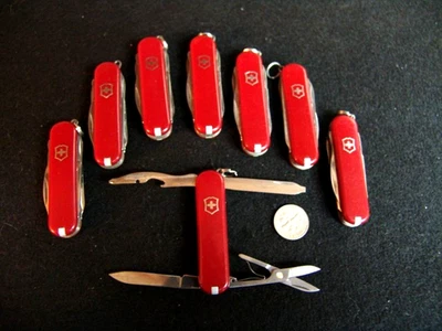 VICTORINOX RAMBLER-RED-SWISS ARMY KNIVES--EXCELLENT-LOT 8 - Image 1 of 4