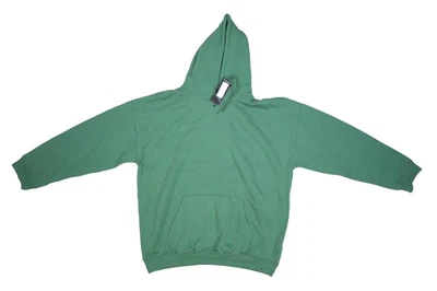Boohoo Sudadera con Capucha Para Hombres Grande Verde Self Love Club Gráfico Pullover Sudadera Nueva Foto 1 de 4