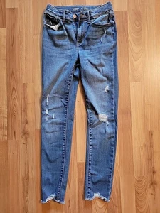 Girls Old Navy High Rise 360° Stretch Rockstar Denim Jeans Jeggings Size 12 - Picture 1 of 4
