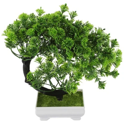  Fake Plants Indoor Bonsai Tree Desktop Artificial Flower Ornament Realistic - Image 1 of 4