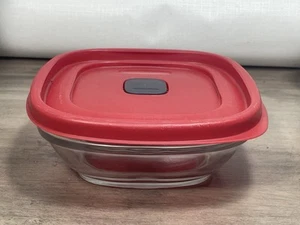 Contenedor de almacenamiento de alimentos Rubbermaid Glass de 2,5 tazas con tapa - Descontinuado - Imagen 1 de 11