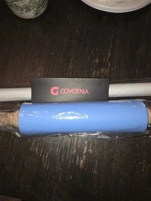 Rodillo Silicona Madera Antiadherente Silicona para Cocina Hornear (Azul) 16.9" Foto 1 de 2