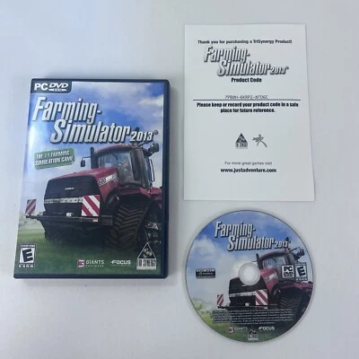 Farming Simulator 2013 (PC DVD) Videojuego de Escritorio CIB Completo con Manual Foto 1 de 4
