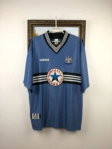 Newcastle Away Fußball Trikot 1996 Fußball Adidas Trikot selten Herren Hype Größe XXL - Bild 1 von 12