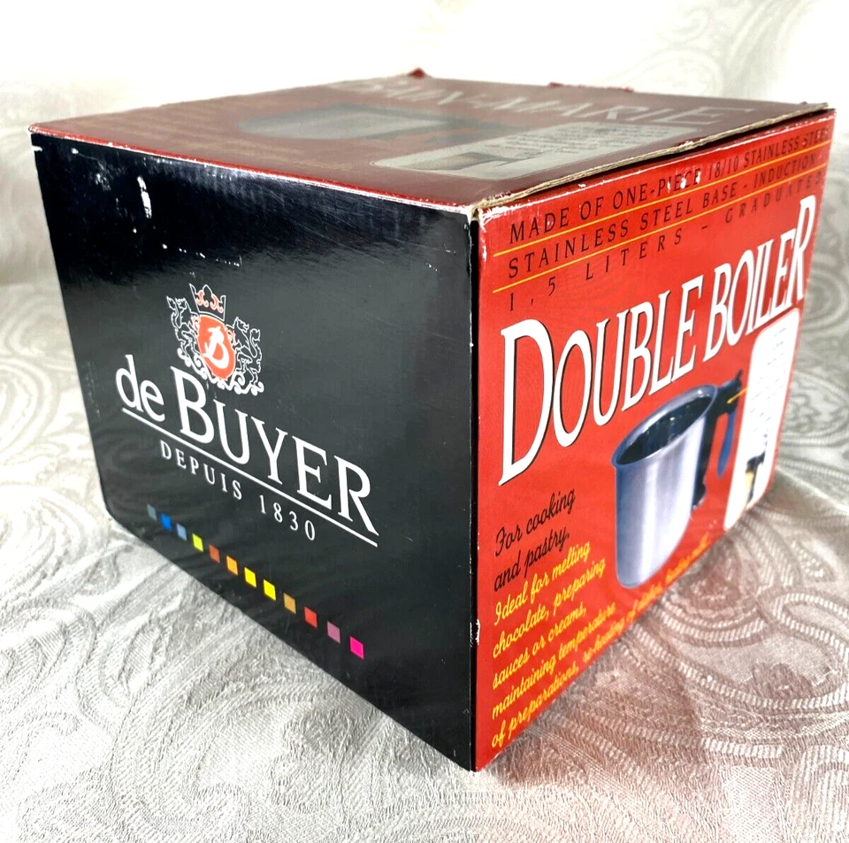 Bain Marie De Buyer Double Boiler Stainless Steel 1.5 Liter
