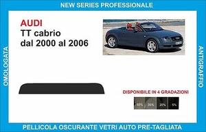 fascia parasole vetri AUDI TT  cabrio dal 2000 al 2006 - Imagen 1 de 1