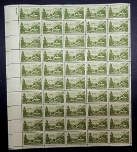 MINT SHEET of 50 - #999 3c Nevada Settlement - XF og NH - Afbeelding 1 van 1