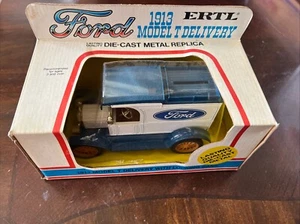 Ertl 1913 Ford Model T Delivery Van Diecast Metal Coin Bank 1/25 Scale #1334 - Picture 1 of 7