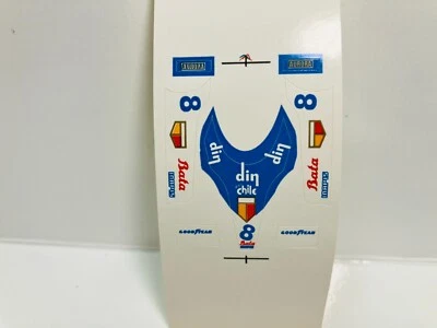 AFX / AURORA / G+ RARO ~ ADESIVO DE FÁBRICA Folha de Prova de Corpo "BATA Din" Sem Asa - Imagem 1 de 3