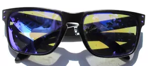 Gafas de sol Oakley Holbrook Julian Wilson OO9102-26 negro mate/violeta iridio - Imagen 1 de 3