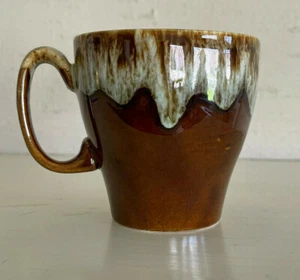 1 Canonsburg Carefree Braun Tropfglasur Landhausstil Kaffee Tee Tasse Becher - Bild 1 von 3