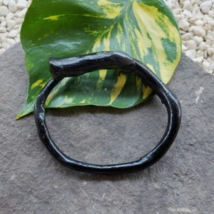 Exotisches indonesisches schwarzes Akar Bahar Armband echter Korallenarmreif #332 - Bild 1 von 6