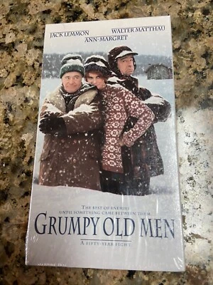 Vintage VHS Grumpy Old Men Factory Sealed MINT Get Graded Walter Matthau - Image 1 of 3