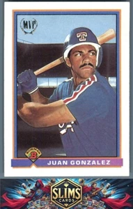 1991 Bowman Texas Rangers Juan Gonzalez #180 - Picture 1 of 2