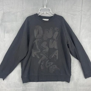 Onitsuka Tiger Sweatshirt Adult Unisex Large Black Pullover Streetwear Graphic - Picture 1 of 14