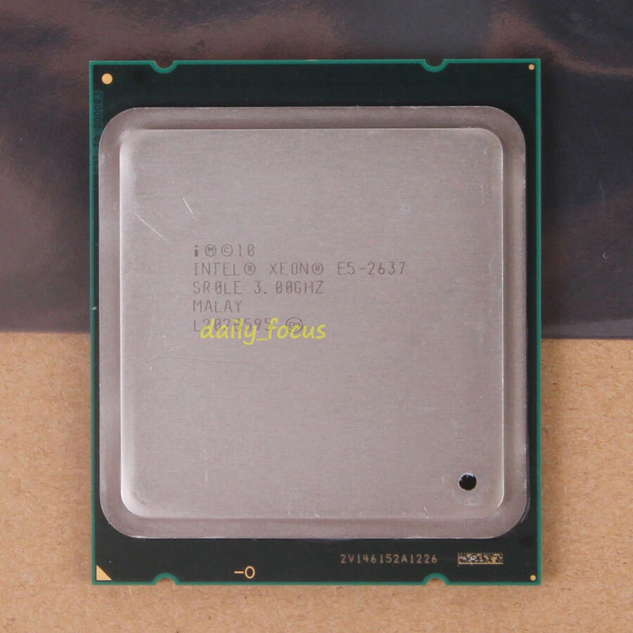 Intel Xeon E5-2637 SR0LE 3 GHz CM8062101143202 CPU Processor LGA 2011 8 GT/s - Image 1 of 2