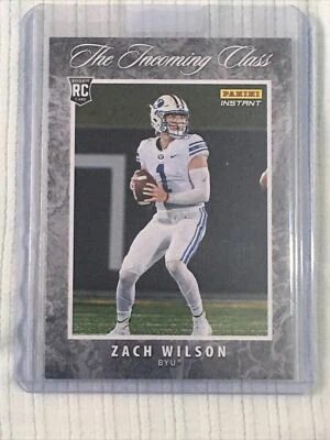 2021 Panini Instant Football The Incoming Class Zack Wilson Rookie  1/3109 - Image 1 of 2