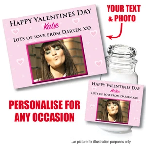 PERSONALISED MOTHERS DAY MUM MAM PHOTO STICKER LABEL YANKEE INSPIRED CANDLE -134 - Picture 1 of 3