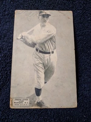 1925 Exhibits Joe Judge Washington - Image 1 of 2