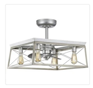 Progress Lighting Briarwood 22" Indoor/Outdoor Galvanized Ceiling Fan Light - Picture 1 of 5