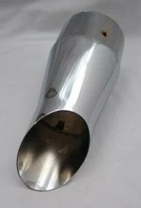 SUPERTRAPP 3" Slash Cut Chrome End Cap 3 inch Exhaust 308-3560 Harley Softail - Picture 1 of 9