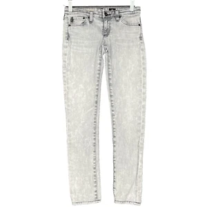 AG Adriano Goldschmied Jeans Womens 24 Grey Legging Super Skinny Low Rise Hemmed - Picture 1 of 18
