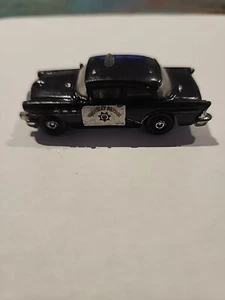 2012 Matchbox Mattel 1956 Buick Century Highway Patrol Car Scale 1:72 Black 111 - Picture 1 of 6