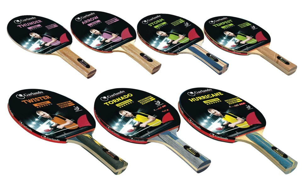 Garlando Racchette Ping Pong Vari Modelli per Professionisti o Principianti