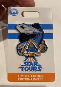 PIN Star Wars Star Tours 35 1987 2022 Disneyland Disney LE 1000 - Imagen 1 de 5