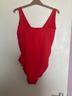 Red swimming costume - M&S - size 22