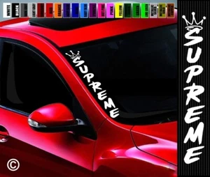 Calcomanía lateral de coche 20" Sup #2 JDM KDM Euro Illest carreras callejeras - Imagen 1 de 1