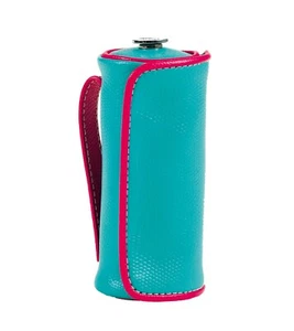 Borsa Vera Bradley Baekgaard Birdie in pelle porta palline da golf turchese e azalea - Foto 1 di 2